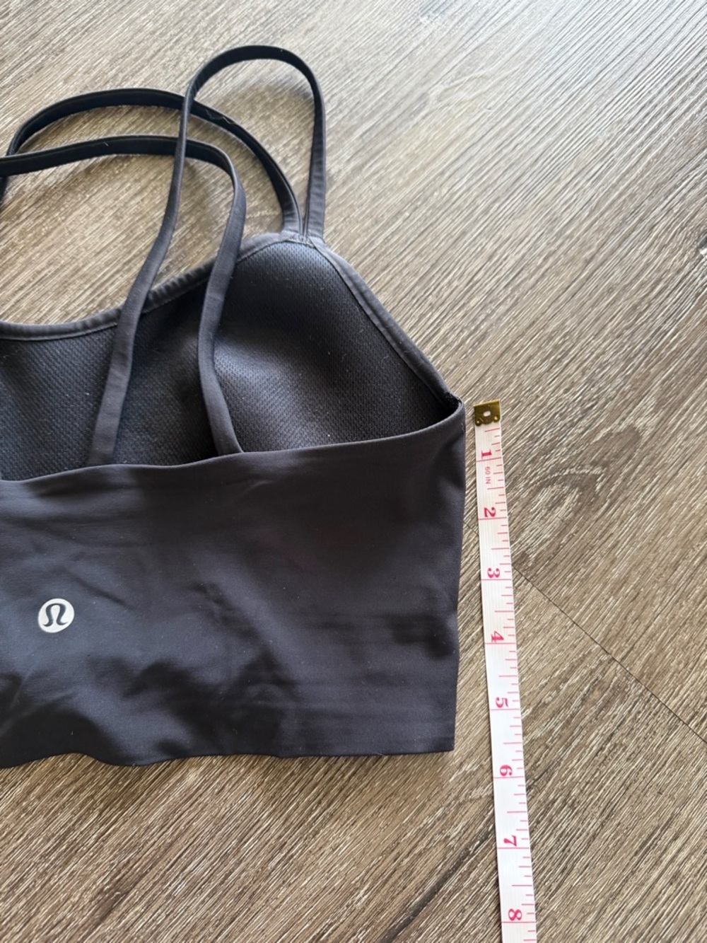 lululemon athletica Black Strappy Longline Sports Bra - Picture 4 of 5
